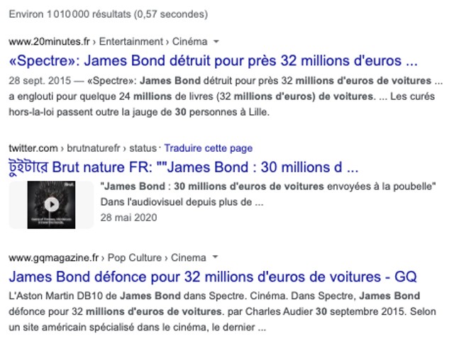 Résultats de recherche pour 